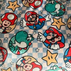 Super Mario Themed Blanket - made on Etsy
